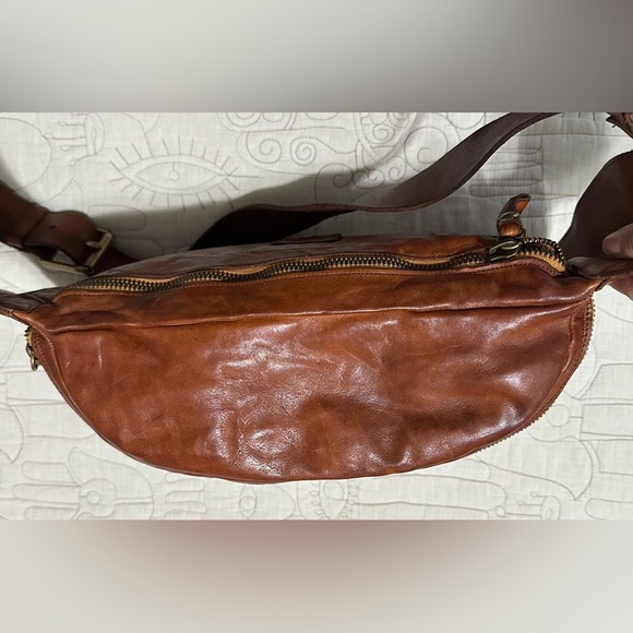 NEW Campomaggi Leather Brato Belt Bag True Cognac - Picture 10 of 13